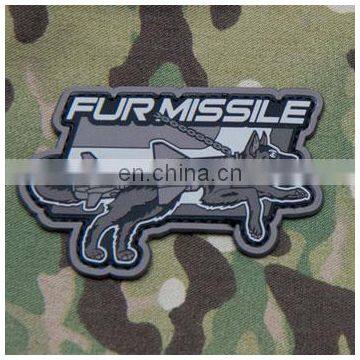Manufacturer Blood Types PVC Patch Glow-In-The-Dark Rubber Patch With Hooks And Loops photo-4