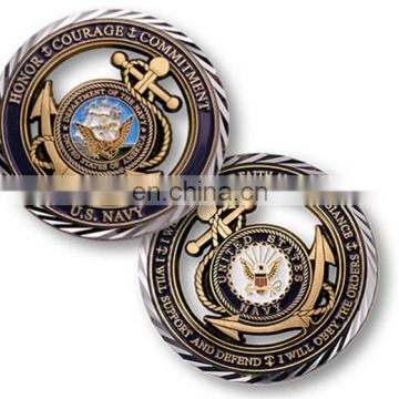 Customized soft enamel quality 3D challenge coin