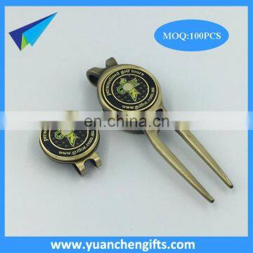2016 magnetic golf pitch mark repair/golf pitch repair tool