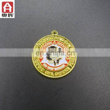 High-end factory price sport medallion mickey mouse keychain