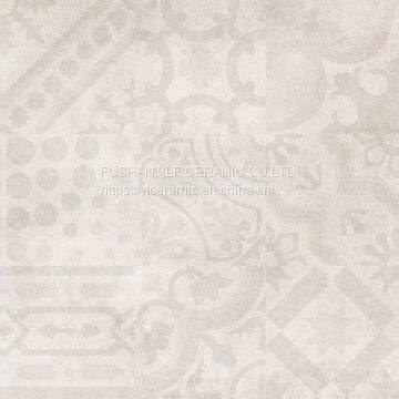 Cement Tile Style Porcelain Glazed Tile 600x600mm