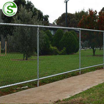 Galvanized iron rhombus diamond fence powder coating cheap chain link fencing