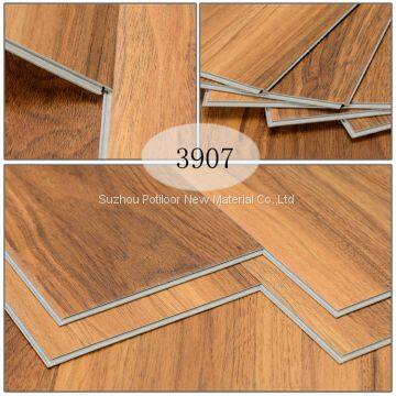 PVC flooring sheet tiles slotted click lock 3.5mm thickness 0.4mm wear layer