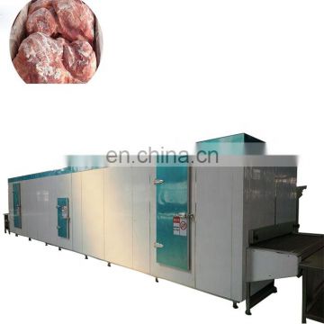 High quality tunnel type chicken quick freezer machine