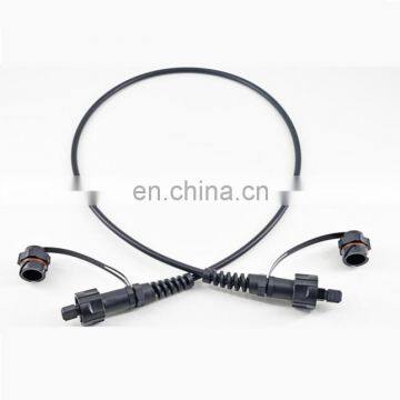 12 core IP67 MPO to MPO Singlemode outdoor Waterproof Fiber Optic Patch Cable ODVA-MPO connector adapter