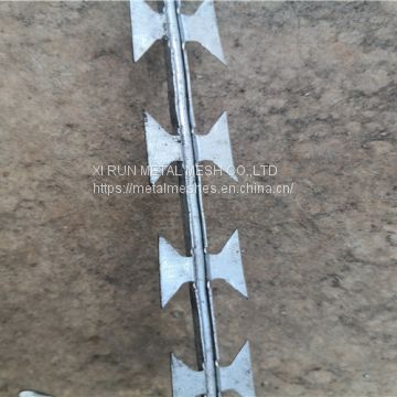 High Security Welded Razor Wire Mesh With Blade Type BTO-22 For Fence Barrier In Prison