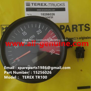 TEREX 15256026 TACHOMETER TR100 TR70 TR60 TR70 MT4400AC OFF HIGHWAY RIGID DUMP TRUCK MINING HAULER TRANSMISSION