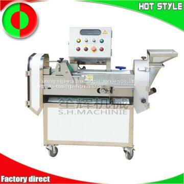 Double head leaf vegetable cutting machine fruit slicing shredder dicing equipment