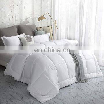 High Quality Fast Delivery Quilt Fabric For Bed Microfiber Down Alternative Quilted Comforter photo-2