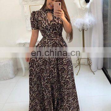 LAITE D2108 Fashion Women Digital Printed Floral Casual Dresses Ladies Plus Size Dresses photo-7