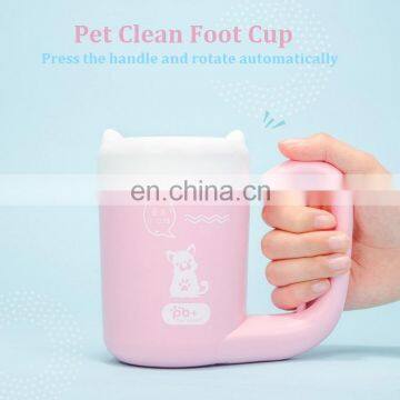 Wholesale Factory Manufacturer Paw Cleaner Self Cleaning Wash Washer Bottle Pet Dog Foot Feet Brush Cup photo-3