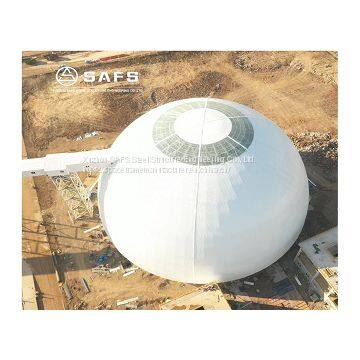 Prefabricated Steel Structure Dome Coal Storage Warehouse Building