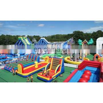 New Style Amusement Park  Inflatable Bouncer Castle  with slide For Kids