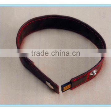 Leather Case USB Bracelet 32GB