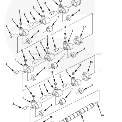 Cam Follower Shaft Support for M11/QSM11/ISM11(3064582) photo-5