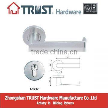 Trust 304 Solid Stainless Steel Lever Door Handle with Escutcheon