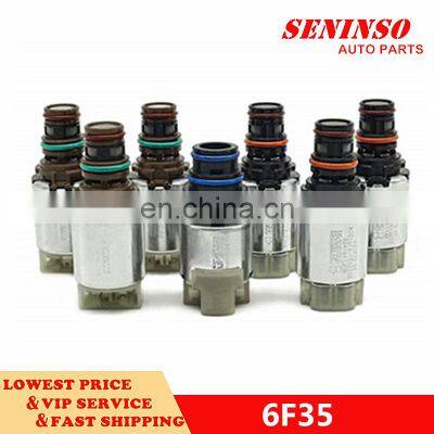 OEM 6F35  6F15  7 Pcs Transmission Solenoid Set For Volkswagen For Ford For Mazda Original Used Original Quality