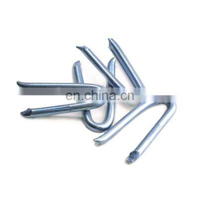 Flat Head Steel U-type Nail Ansi Standard Smooth Shank U Type Nail