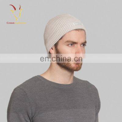 Classic Mens Cashmere Caps Cashmere Beanie Caps for Men