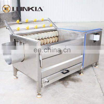 Lonkia Root Vegetable Soft Brush Washing Potatoes Peeling Machine photo-3