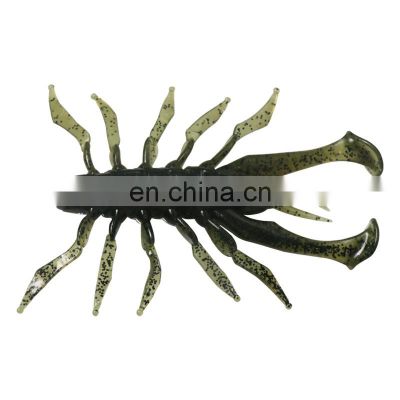 6.1g Artificial Bait Simulation Soft Prawn Fishing Lures Silicone Soft Bait