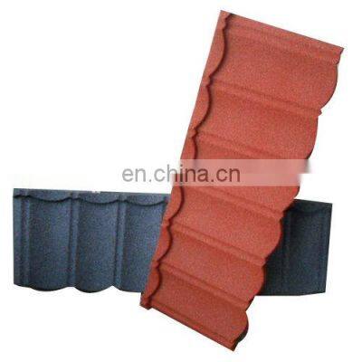 Interlocking Panels Classical Type Galvalume Color Stone Coated Metal Roof Tile photo-2