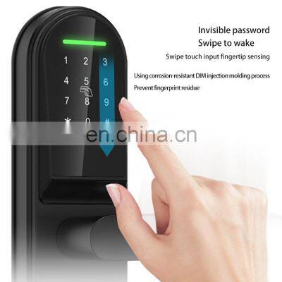 Top Ranking Product Keyless Entry Door Lock Smart tt Door Lock Passcode Wifi Card Key For Office Home Apartment