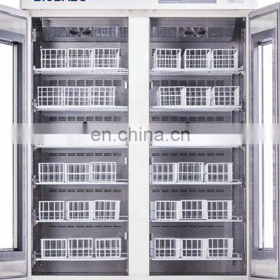 BIOBASE Blood Bank Refrigerator BBR-4V608 Double Fridge and Freezer for Laboratory or Hospital photo-4