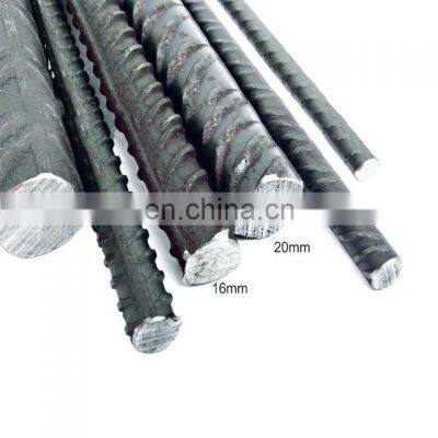 10mm 12mm HRB400/HRB500 steel rod rebar deformed price grade production line bar 40 in bundles