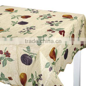 Wholesale Home Flanno Table Cloth Square Table Floral Print Tablecloth photo-4