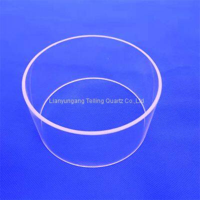 Large Diameter Quartz Glass Tube Clear Quartz Tube