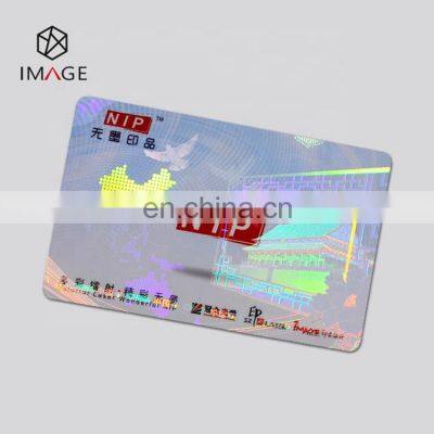 3D Customized Transparent Hologram Ribbon for PVC Cards photo-3