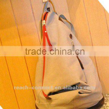 korean style fashion canvas backpack for mens