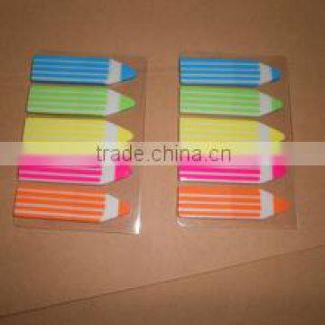 Pencil memo pad,Prited PET film