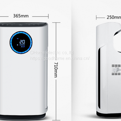 Mute air purifier for home use to remove negative ions of formaldehyde