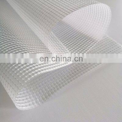 500d Fabric Reinforced Pvc Laminated Transparent White Pvc Tarpaulin Transparent Pvc Fabric photo-3