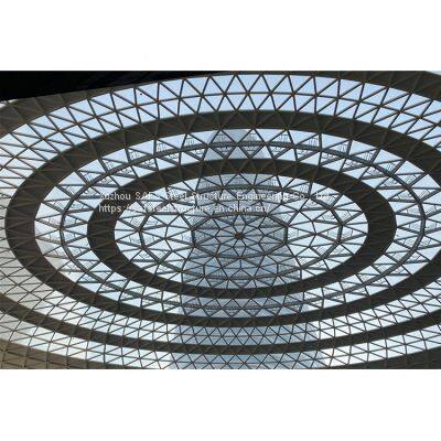 Prefabricated Glass Dome Roof Construction