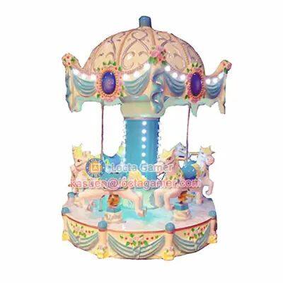 Taile Amusement Park, Zhongshan, Guangdong Children's Rotary Luxury Mini-coin-operated Playground Palace Horse Transfer photo-2