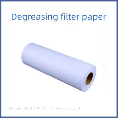 Filter paper used in the degreasing process of automobile factories