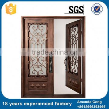 Superior Quality Front Entry Wrought Iron Patio Doors