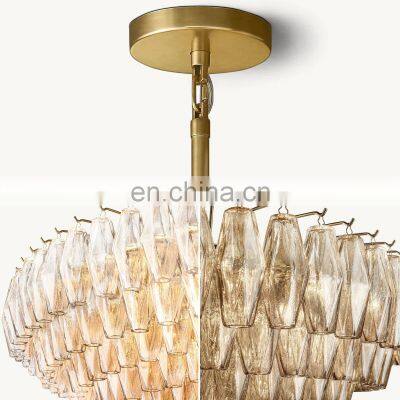 Exquisite Modern Luxury Diamond-Cylindrical Crystal Pendant Chandelier for Living Dining Room Kitchen Island Foyer Bedroom