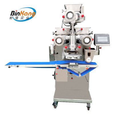 High efficiency double filling encrusting machine/bi-color cookie making machine