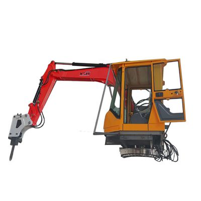 pedestal boom breaker system