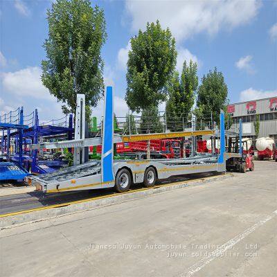 Export semi-trailer, export to Russia, galvanized semi-trailer, special car transport vehicle