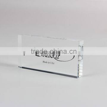 Logo display Acrylic Block Acrylic brand Block Nameplate Signage Plaques Pop Stand RL002