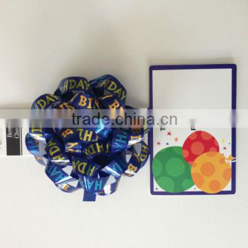 2016 printed colorful fabric star bows for gift packaging or holiday decoration