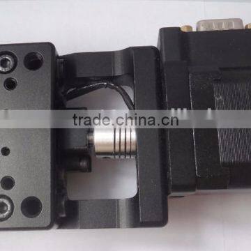 Motorized dovetail goniometer stage, micrometer goniometer stage, mini goniometer stage