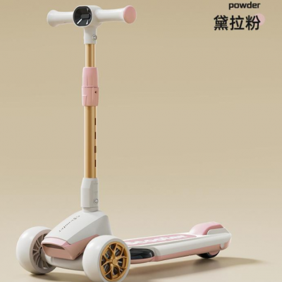 Large Children's Scooter, 3-8-12 Year Old Male and Female Children's Scooter, Music and Lighting Foldable Scooter（Wechat:13510231336） photo-3