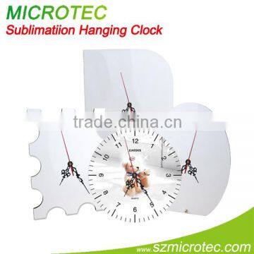 Hanging MDF clock