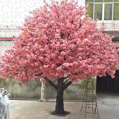 Customizable Large-scale Engineering Simulation Cheery Tree Artificial Peach Tree Decoration for Park Landscape photo-4